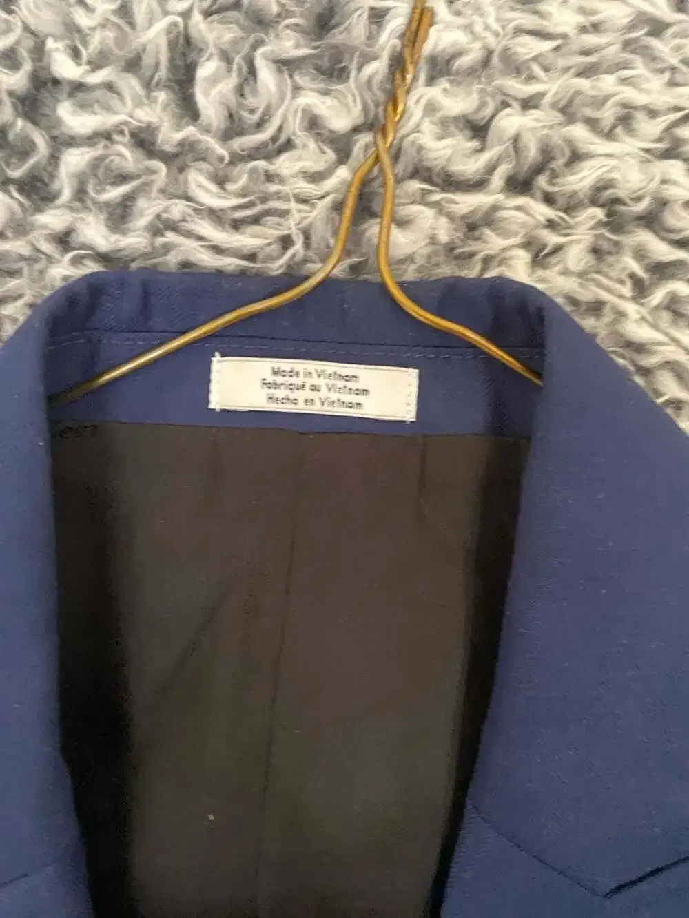 Calvin Klein Boys Blue Two-Button Blazer Jacket Size 12 Regular